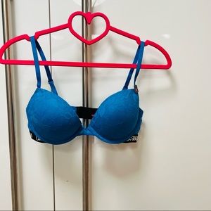 NWOT La Senza Remix Bra Lace Turquoise Size 34C